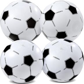 Scione 12 Pack 16 inccer Balls ، كرات الشاطئ الكبيرة للأطفال ، كرات حمام السباحة لحمام السباحة لحوض السباحة ، مستلزمات زخارف موضوعات في هاواي ، ألعاب شاطئية قابلة للنفخ لحفلات الصيف