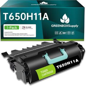 متوافق T650H11A أسود عالي العائد على خرطوشة الحبر للخرطوشة LEXMARK T650H11A T650N T650DN T650DTN T652 T652N T652DN T652DTN T654 T654N T654DN T654DTN T656DN