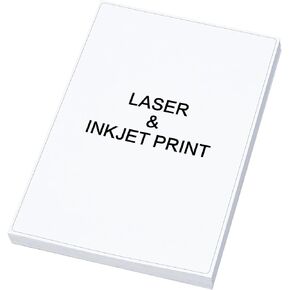 L LIKED 100 Shipping Labels - 4"x 6", Single Sheet, Printable Labels for Laser & Inkjet Printers, Self Adhesive Address Mailing Postage Labels Stickers (100 Sheets)