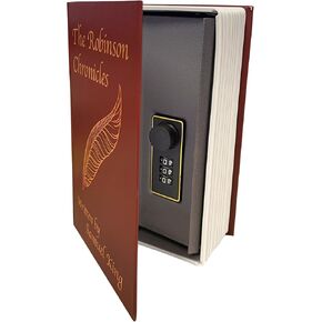 Locking Diversion Book Safe, Cash Hider, Combination Lock, Pack of 1, Unique Title Cover(62200)