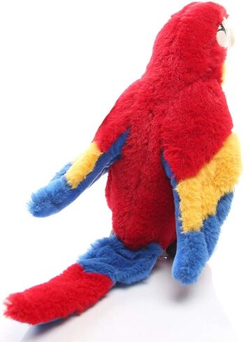 Levenkeness Macaw Parrot Plush, Red Bird Stuffed Animal Plush Toy Doll Gifts for Kids 9.8" in Saudi Arabia