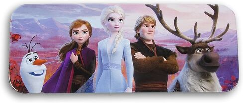 Craft Supply Character Metal Tin Box - 8 x 3 x 1.5 Inches (Elsa & Anna Destiny Awaits!) in Kuwait