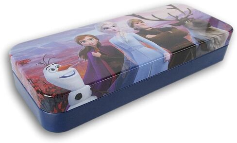 Craft Supply Character Metal Tin Box - 8 x 3 x 1.5 Inches (Elsa & Anna Destiny Awaits!) in Kuwait