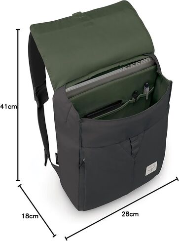 Osprey Arcane Flap Laptop Backpack, Medium Grey Heather in Saudi Arabia