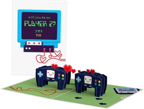 Lovepop Everyday Pop-Up Card for Her, Him - 3D Love Novelty Greeting Cards - Pizza Stolen a Pizza My Heart - 5" x 7" - Blank Notecard & Envelope Included in Kuwait