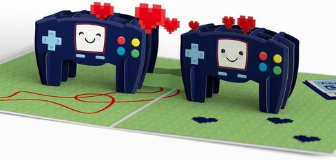 Lovepop Everyday Pop-Up Card for Her, Him - 3D Love Novelty Greeting Cards - Pizza Stolen a Pizza My Heart - 5" x 7" - Blank Notecard & Envelope Included in Kuwait