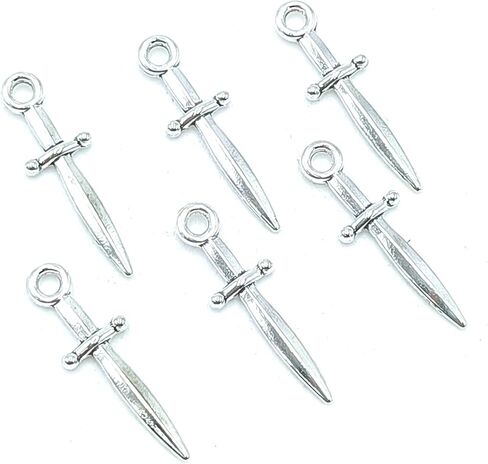 50pcs Charms Spider Halloween Animal Spider Pendants Bulk Tibetan Silver for DIY Craft Bracelet Necklace Jewelry Making Alloy Vintage Pendants 17 X 14mm (Ancient Silver) in Kuwait