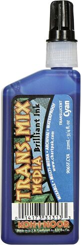 KOH-I-NOOR TRAPTERCENT MIX Media Drawing Ink ، 0.75 OZ. زجاجة ، خضراء فاتحة (9065F.LGR) in Kuwait