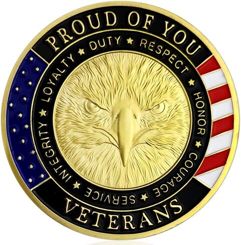 Thank You for Your Service Military Appreciation Challenge Coin Pack of 10 in Saudi Arabia