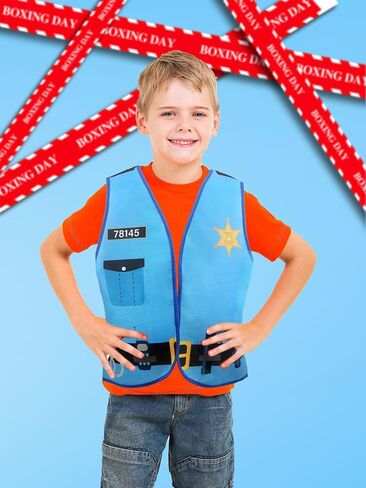 20 Pcs Kid Career Vest Costume Role Play Vest Bulk Military Firefighters Police Vest for Kid Halloween Dress Up in Kuwait