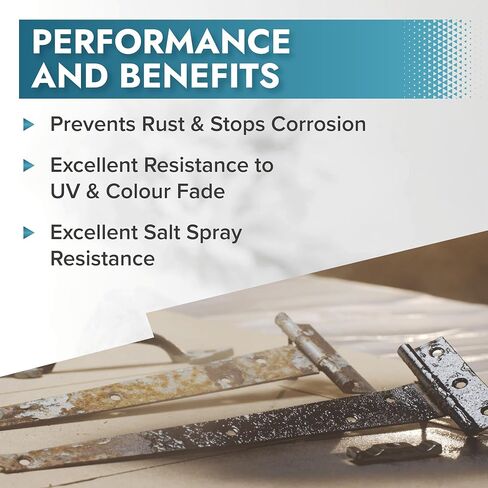 Polar Satin Black Direct to Rust Spray Paint - 2 x 13.5fl oz - Protect and Stop Rust & Corrosion - Primer, Undercoat, Topcoat - Quick Dry Formula - Ideal for Metal, Wood, Plastic and Ceramic Surfaces in Saudi Arabia
