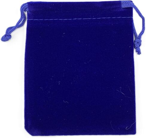 AEAOA Gift Bags, Pack of 25 Pieces 4" X 3" Velvet Drawstring Jewelry Pouches, for Candy, Pins, Jewelry, Treats, Birthday Party Favors (Black) in Saudi Arabia
