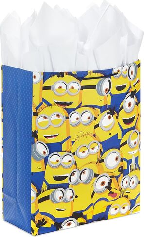 Hallmark Sesame Street 13" Large Gift Bag with Tissue Paper (Big Bird, Elmo, Grover, Cookie Monster) for Birthdays, Christmas, Back to School in Saudi Arabia