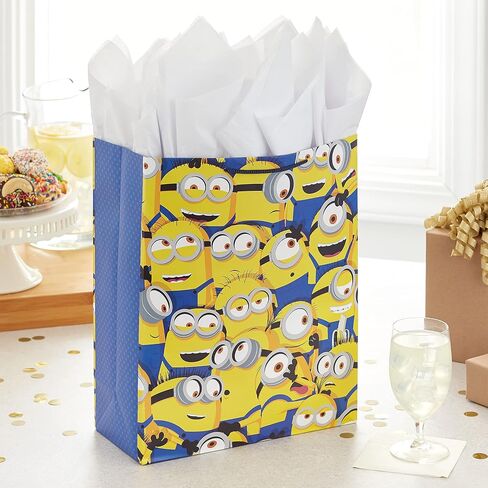 Hallmark Sesame Street 13" Large Gift Bag with Tissue Paper (Big Bird, Elmo, Grover, Cookie Monster) for Birthdays, Christmas, Back to School in Saudi Arabia