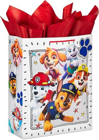 Hallmark Sesame Street 13" Large Gift Bag with Tissue Paper (Big Bird, Elmo, Grover, Cookie Monster) for Birthdays, Christmas, Back to School in Saudi Arabia
