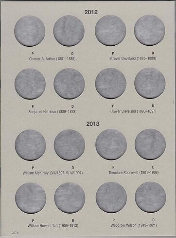 H.E. Harris & Co. US Presidential Dollar Two Volume Set from 2007#’s 2277, 2278 in Kuwait