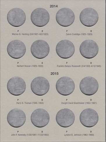 H.E. Harris & Co. US Presidential Dollar Two Volume Set from 2007#’s 2277, 2278 in Kuwait