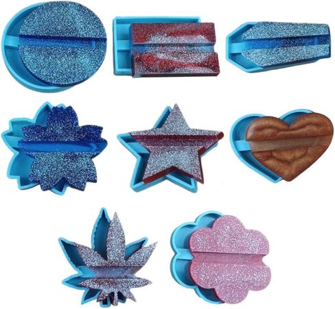 for Phone Holder Cellphone Bracket UV Resin Mold Handmade Business Cards Holder Mold Mobile Phone Stand Silicone M in Saudi Arabia