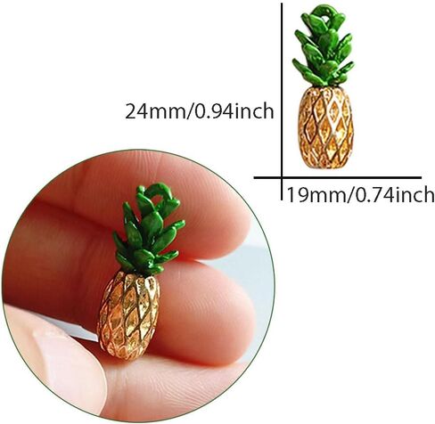 Enamel Fruit Charms 20Pcs Enamel Fruit Alloy Charms Pendants for DIY Earrings Bracelets Necklace Jewelry Making in Kuwait