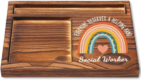 Social Worker Sticky Note Holder, Social Worker Appreciation Gifts, Thank You Gifts for Social Worker, Social Worker Office Decor Self-Stick Note Pad Holders YB382 in Saudi Arabia