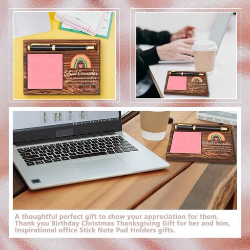 Social Worker Sticky Note Holder, Social Worker Appreciation Gifts, Thank You Gifts for Social Worker, Social Worker Office Decor Self-Stick Note Pad Holders YB382 in Saudi Arabia