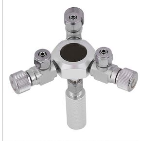 Yosoo 3 Way Splitter Regulator Valve, Aquarium Distributor, co2 Aquarium, Multi Way co2 Splitter co2 Regulator Solenoid 2/3 Way Lever Valve Regulator CO2 Splitter Aquarium