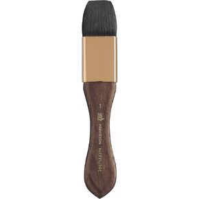 Princeton Artist Brush, Neptune Series 4750, Synthetic Squirrel Watercolor Paint Brush, Mottler, Size 1.5 Inch