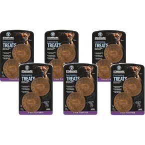 (6 Pack) Star Mark Everlasting Bacon Dog Dental Chews, Large