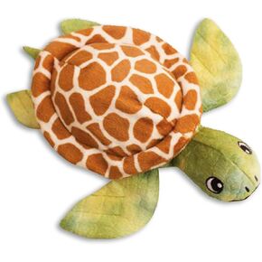 Snugarooz Sheldon the Turtle - لعبة Crinkle & Squeak Dog مع تصحيح إصلاح - Plush الصدي