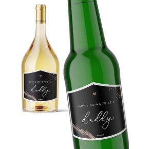 JoliCoon Will You be My Godfather Wine Label - Godparent Proposal Bottle Label