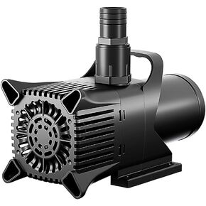 2906 GPH Submersible Water Pump, 170W Pond Pump with Adjustable Water Outlet Water Fountain Pump, Aquarium Water Pump with 20.3FT Lift Height for Pond Waterfall Fish Tank Hydroponic Pond Pumps