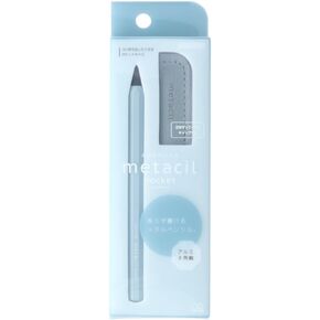 SUN-STAR Stylish Metal Pencil Metacil Pocket Pencils for Artist Drawing, Sketching, Non-Sharpening, Pencil Lead Color: Black 2H, Blue, S5019826