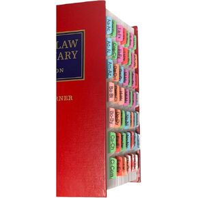 Book Tabs for Robert's Rules of Order Newly Revised, 12th edition. Laminated, Color-coded, and Repositionable (Book not included)