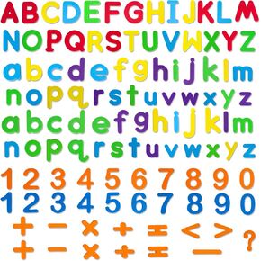 Lovestown Magnetic Alphabet Letters مجموعة ، 234 قطعة ، لوحة على الوجهين مع صندوق تخزين ، مجموعة تعليمية تعليمية للأطفال الصغار