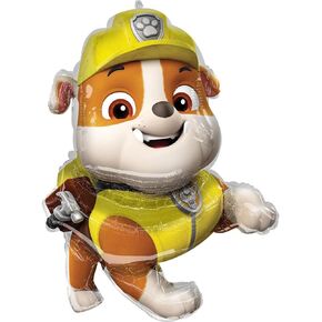 Anagram Rubble Paw Patrol Supershape Red Foil Balloon