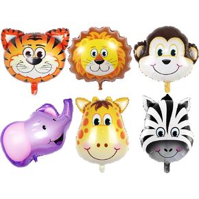 Walking Animal Balloons Pet Dog balloons - 6pcs Puppy Dogs Birthday Party Supplies Kids Balloons Animal Theme Birthday Party Decorations