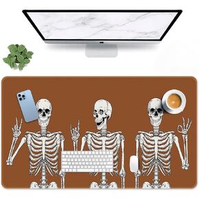 Britimes Sun Bohemian Boho Large Mouse Pad Non-Slip Beige Geometric Sunset Desk Pad Keyboard and Mouse Desk Mat Gaming Mousepad for Game, Office & Home, 31.5 x 15.7 in
