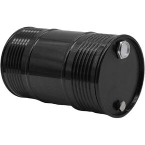 Metal 96mm/3.8in Oil Drum Fuel Tank Container for 1/10 D90 SCX10 Rock Crawler RC Car Decor Parts (Green)