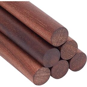Olycraft 14 PCS Walnut Wood Dowel Dowel للحرف اليدوية ، DIY ، Woodworking & Model Building in Kuwait