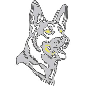 Dog Die Cut for Card Making, Animal Metal Cutting Dies Congratulations Die Cuts Happy Birthday Embossing Stencils Template for DIY Scrap-Booking Decor Wedding Birthday Blessing Card