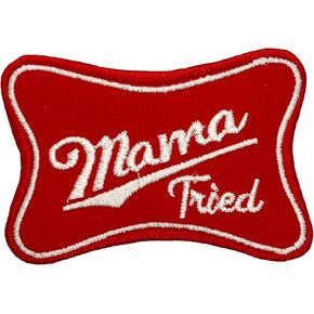 Mama Patches Iron on Patches for Backpacks, 2.7x2.7x0.1 in