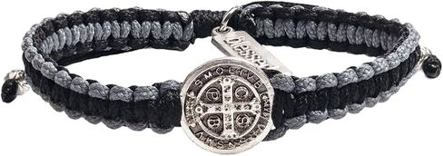 My Saint My Hero Gratitude Blessing Bracelet - Gold-Tone with Clear Crystal in Saudi Arabia