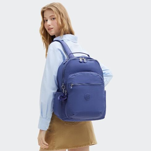 Kipling Women's Seoul 15" Laptop Backpack, Durable, Roomy with Padded Shoulder Straps, Built-In Protective Sleeve in Saudi Arabia