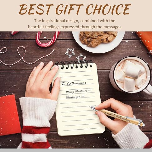 Fulmoon 80 Pcs Employee Appreciation Gifts Set Include Notepad Pen Thank You Keychain Organza Bag, Going Away Retirement Birthday Christmas Team Gift for Member Coworker Staff(Brown) in Kuwait