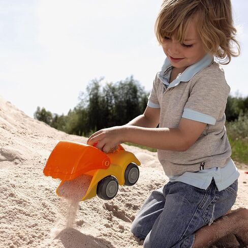 HABA Dump Truck Beach Toys for Toddlers 1-3, Construction Toys, Excavator Toys for Boys 3-5 Year Old & Beach Essentials for Kids 18 Mo+ in Kuwait