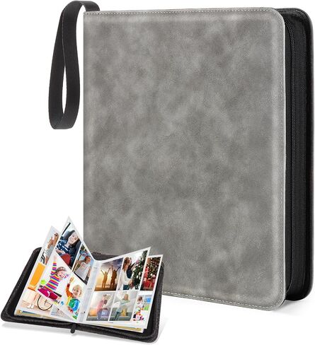 Trading Card Binder,440 Cards Collectible Trading Card Holder Case with 55 Sleeves, 4 Pocket for TCG Game Cards Collection Sports Trading Cards Collector Album (Pink milk bottle, 440 Pockets) in Saudi Arabia