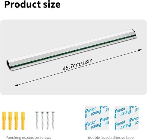 4 Pcs Ticket Holder for Restaurant,Magnetic Note and Paper Holder with Aluminum Slide Check Rack, 16/18/24" Ticket Rail for Restaurant Orders, Bill Display, Kitchen, Cafes, Bars (16 Inch) in Saudi Arabia