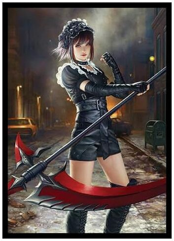 Fantasy North - Tracey Tran - Retro Gamer - 100 Smooth Matte Tcg Trading Sleeves - Anime - يناسب Magic MTG Commander Pokemon وغيرها in Kuwait