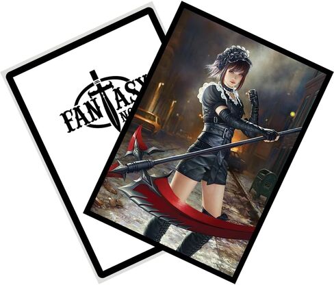 Fantasy North - Tracey Tran - Retro Gamer - 100 Smooth Matte Tcg Trading Sleeves - Anime - يناسب Magic MTG Commander Pokemon وغيرها in Kuwait
