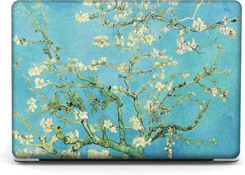Compatible with MacBook Pro 13 inch Art Case Skin, 2022, 2021, 2020-2018 Release A1708 Plastic Watercolor Hard Shell with Keyboard Cover & Screen Protector (Wisteria by Claude Monet) in Saudi Arabia